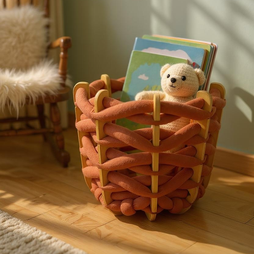 Hull Basket Red Earth Medium