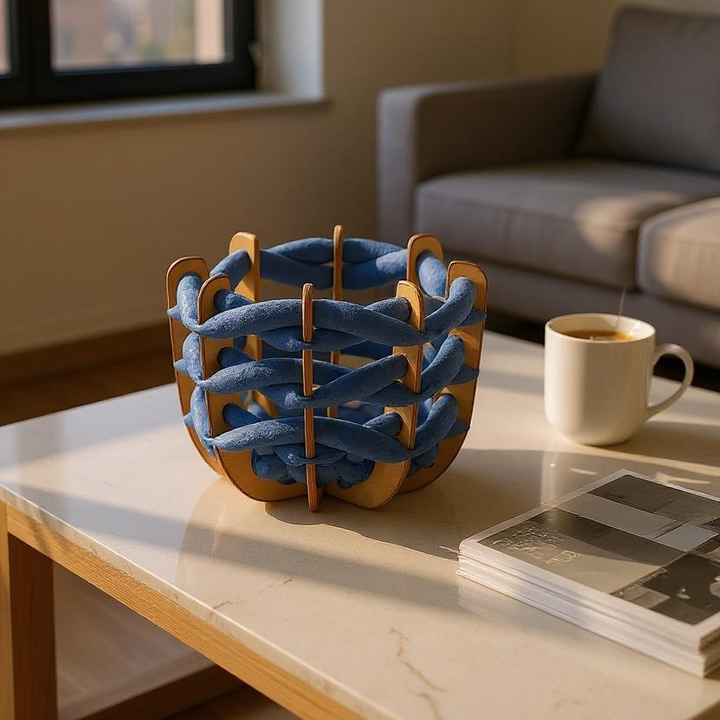 Hull Basket Cobalt Small