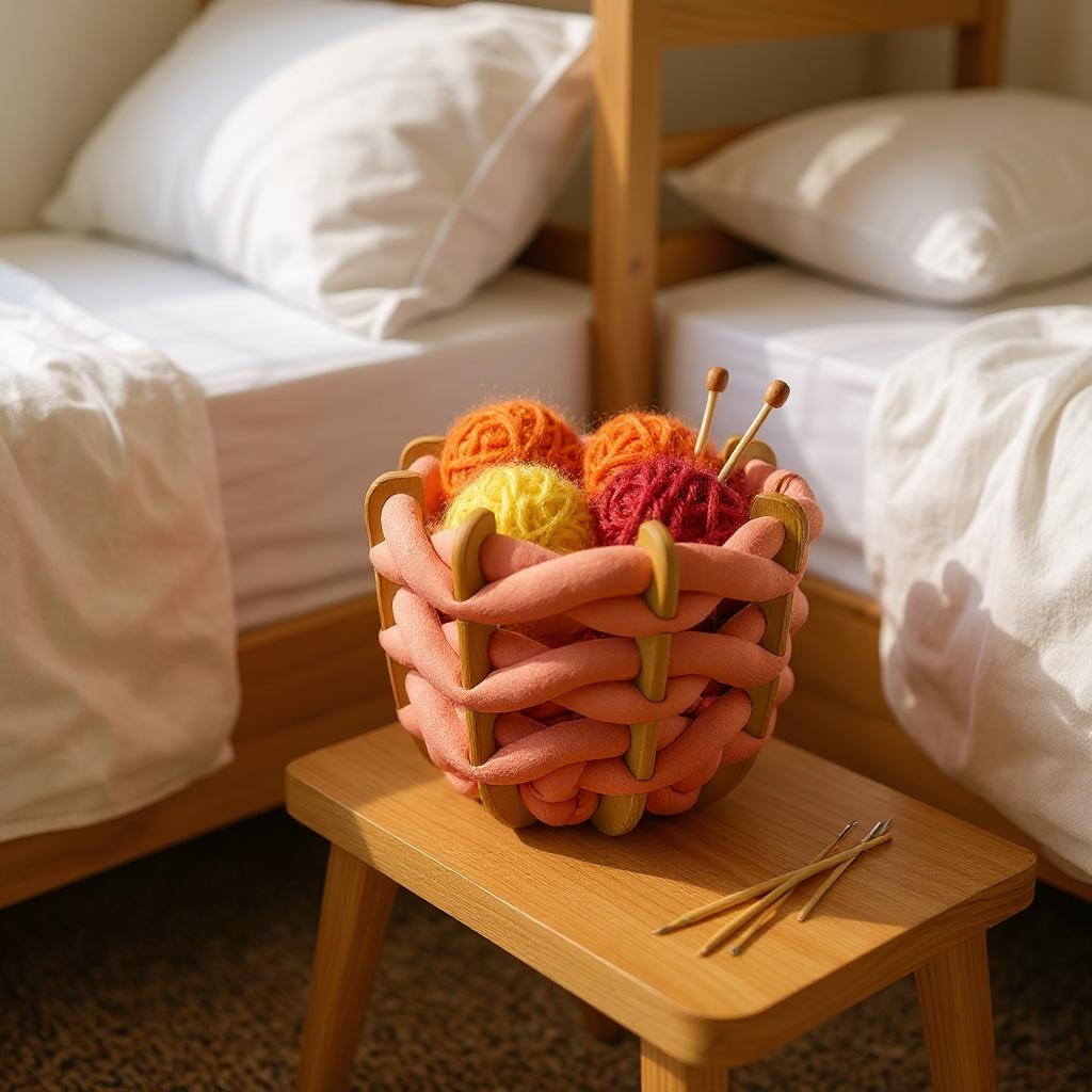 Hull Basket Red Earth Small