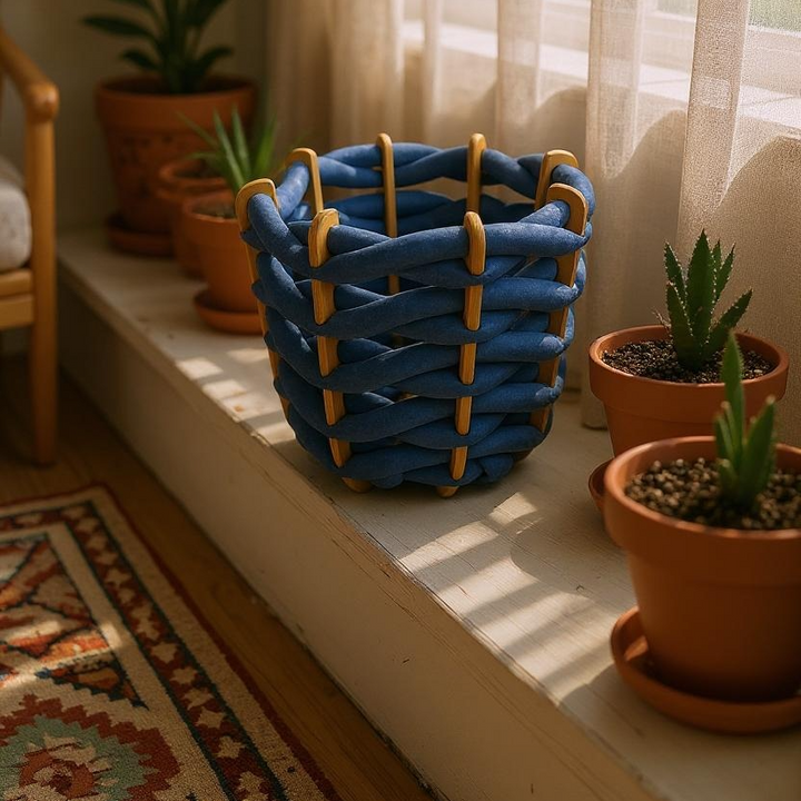 Hull Basket Cobalt Medium