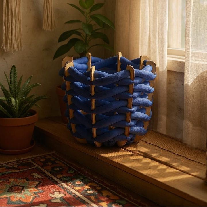 Hull Basket Cobalt Large