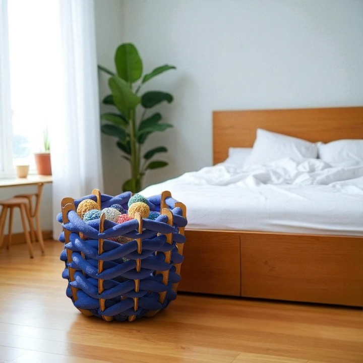 Hull Basket Cobalt Large
