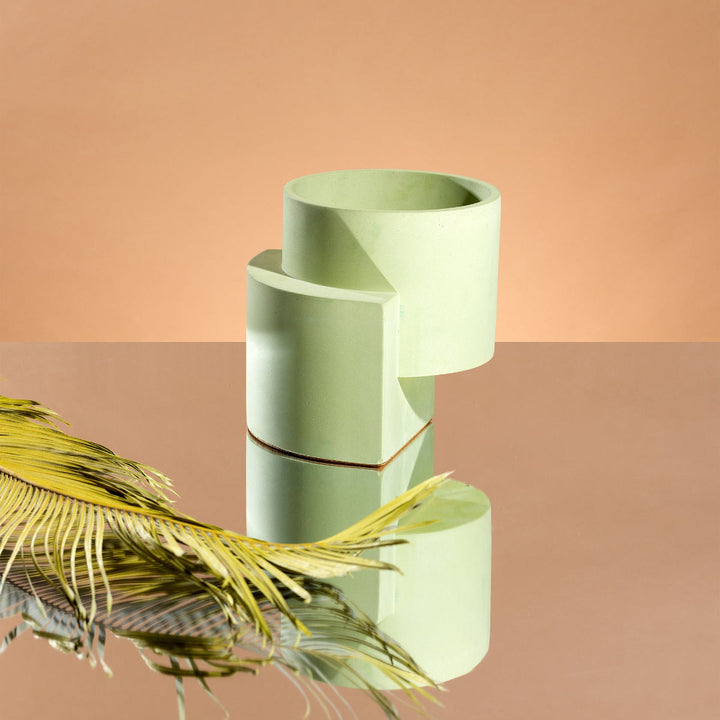 Platform Planter Medium - Polished Concrete