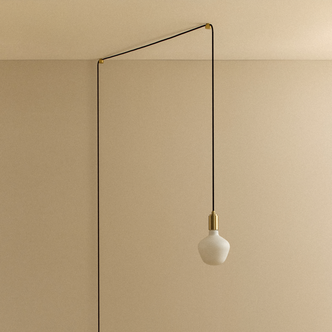 Enno Plug-In Pendant in Brass