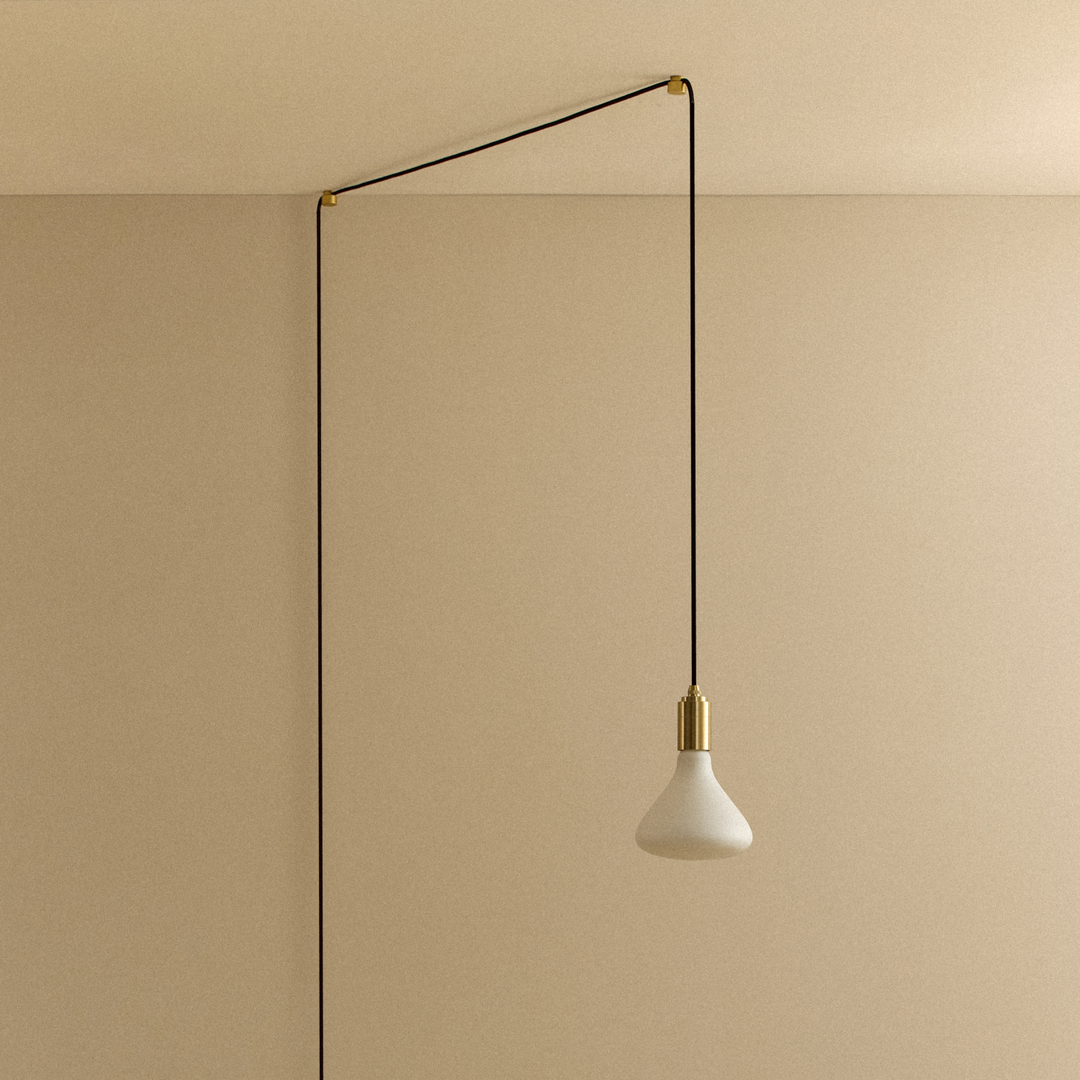 Noma Plug-In Pendant in Brass