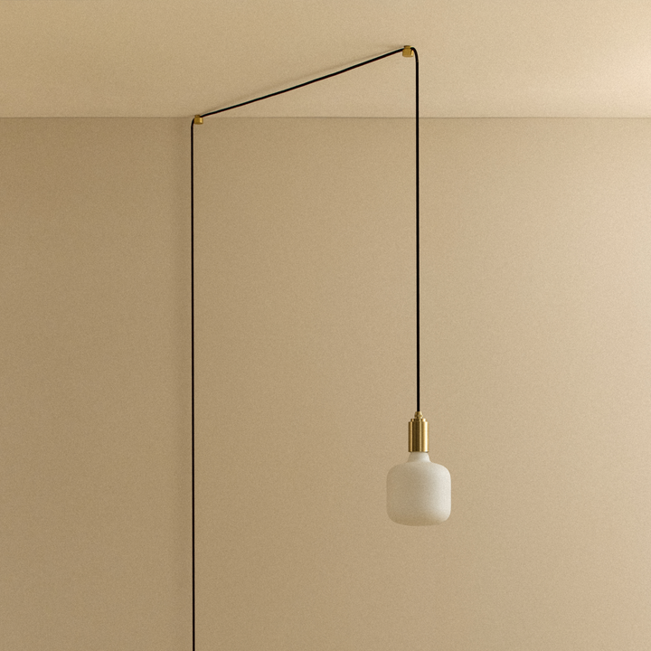 Oblo Plug-In Pendant in Brass