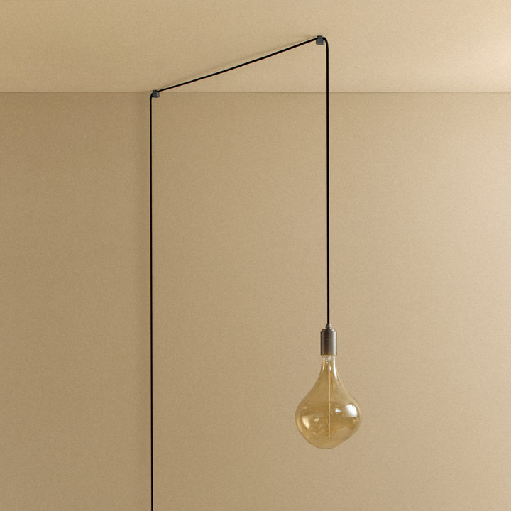 Voronoi II Plug-In Pendant in Graphite