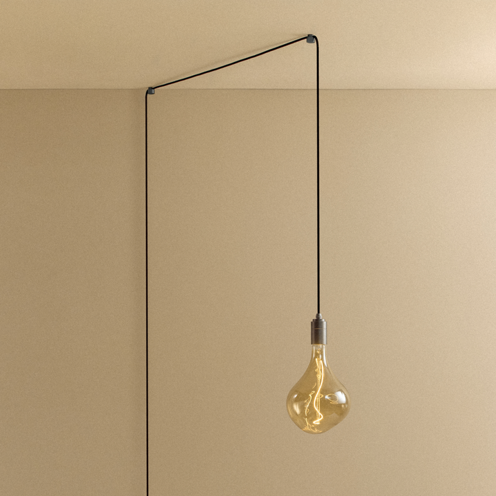 Voronoi II Plug-In Pendant in Graphite