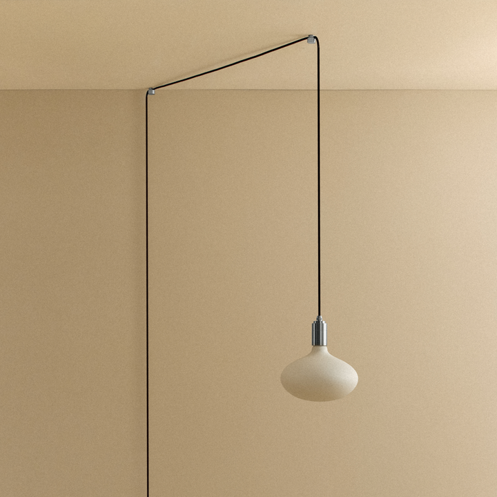 Oval II Plug-In Pendant in Stainless Steel