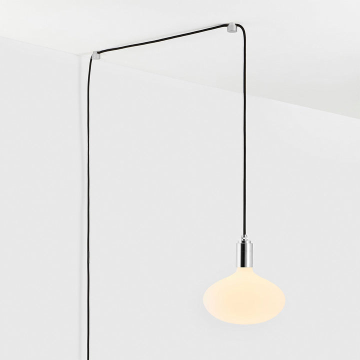 Oval II Plug-In Pendant in Stainless Steel