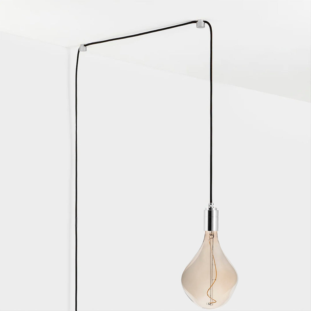 Voronoi II Plug-In Pendant in Stainless Steel