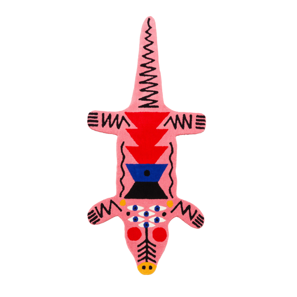 Carpet Oggian Crocopink L (Shaped)  design Marco Oggian