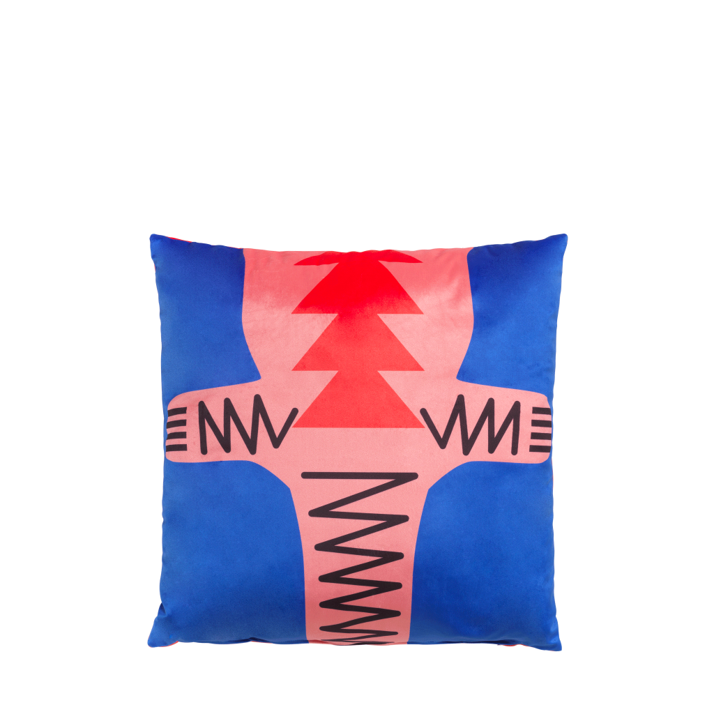 Cushion Oggian Crocopink (45x45cm)  design Marco Oggian
