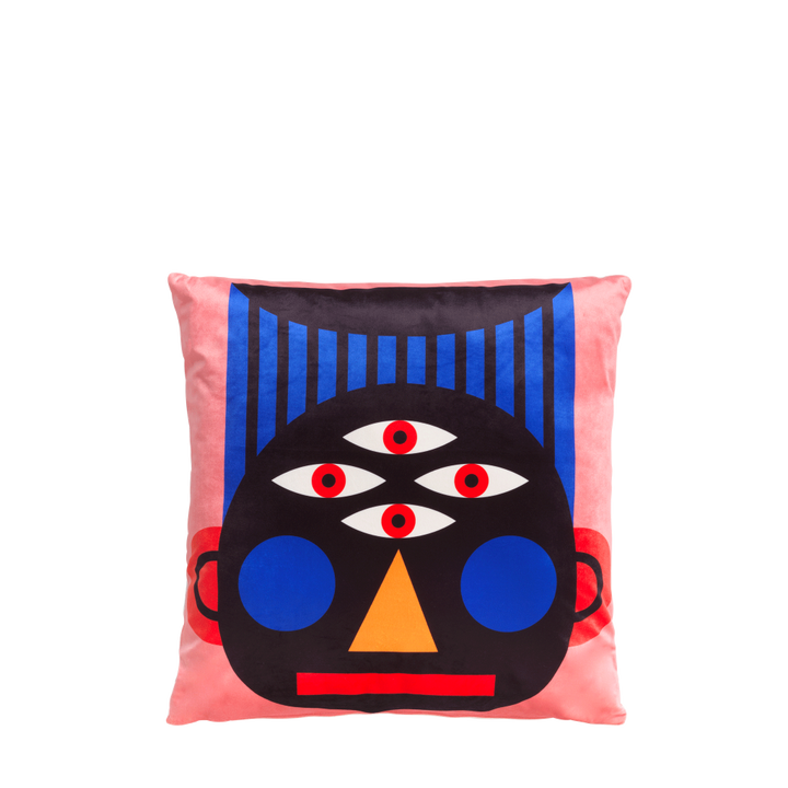 Cushion Oggian Face (45x45cm) Cushion Oggian Face (45x45cm) design Marco Oggian
