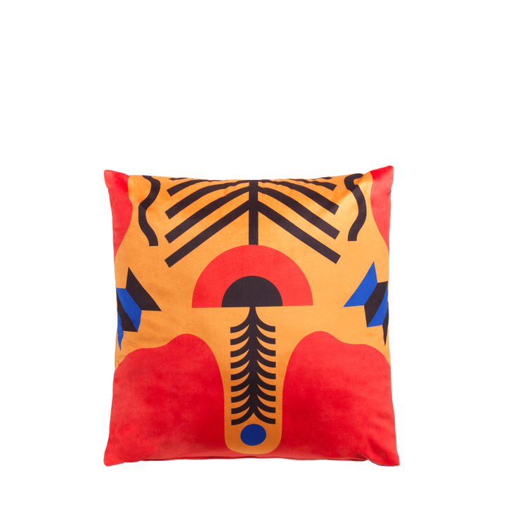 Cushion Oggian Italian Tiger (45x45cm)  design Marco Oggian
