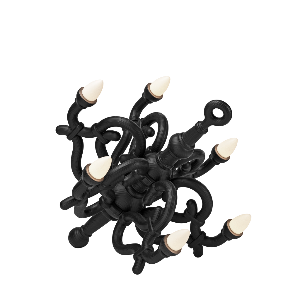 Fallen Chandelier M Powder Pink design Studio Job