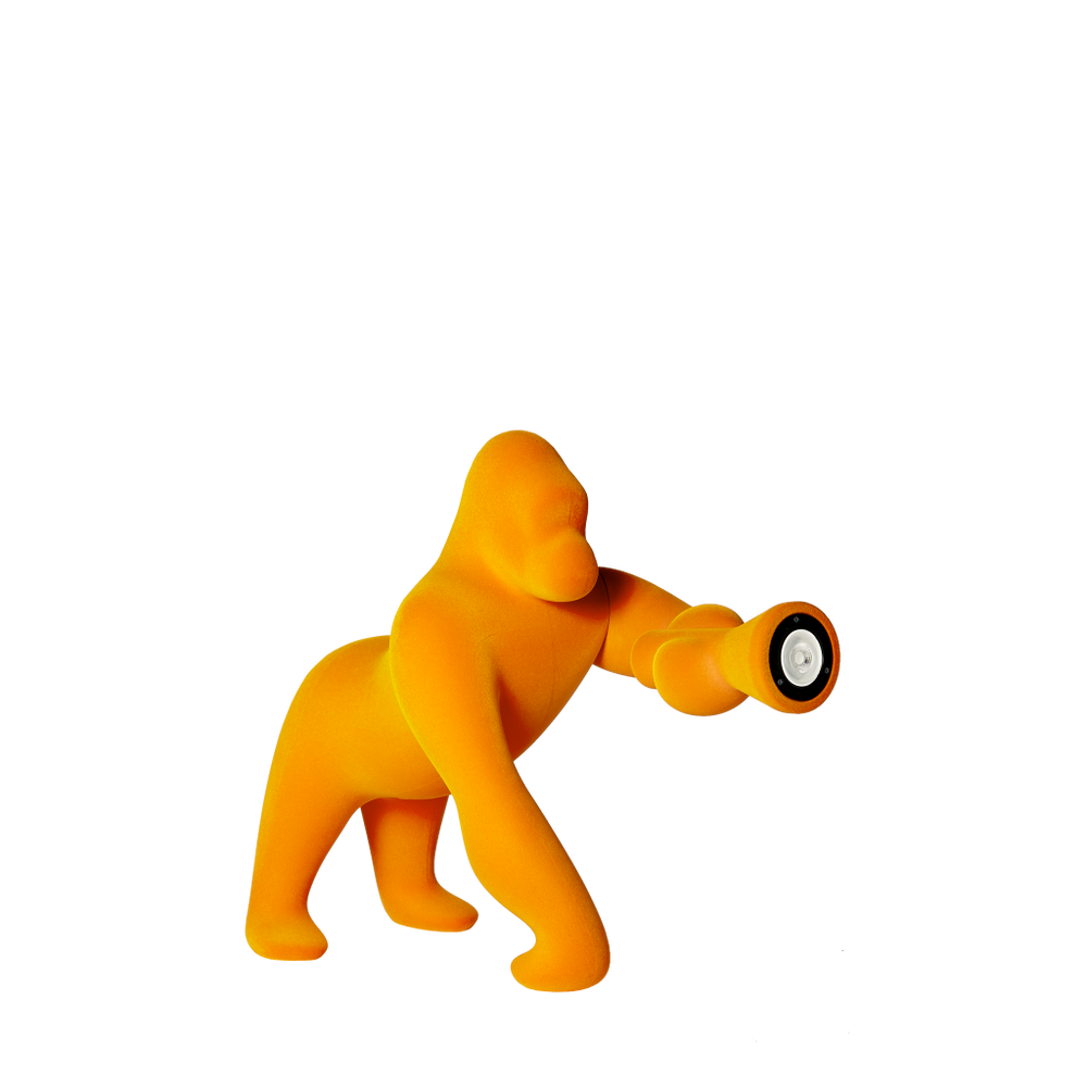 Kong XS Velvet Finish Light Blue design Stefano Giovannoni