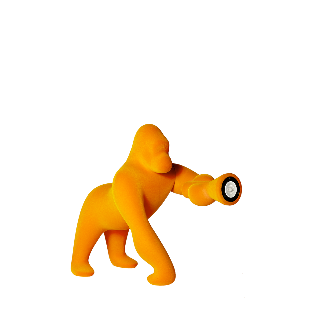 Kong XS Velvet Finish Light Blue design Stefano Giovannoni