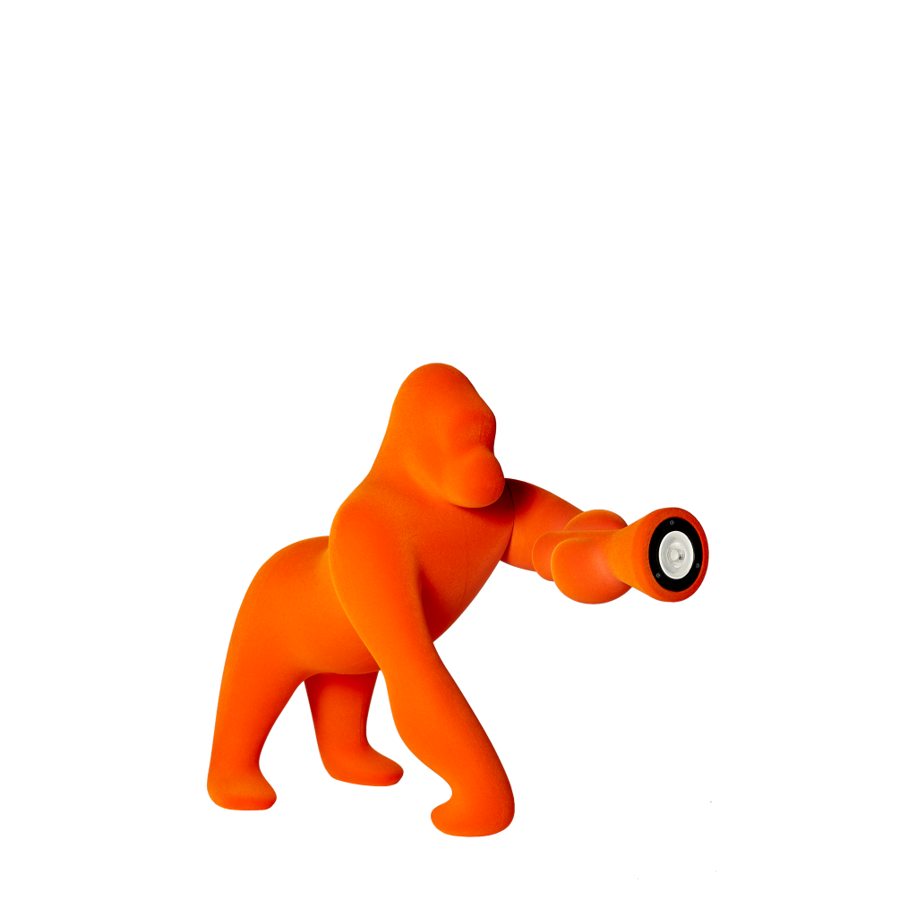 Kong XS Velvet Finish Light Blue design Stefano Giovannoni