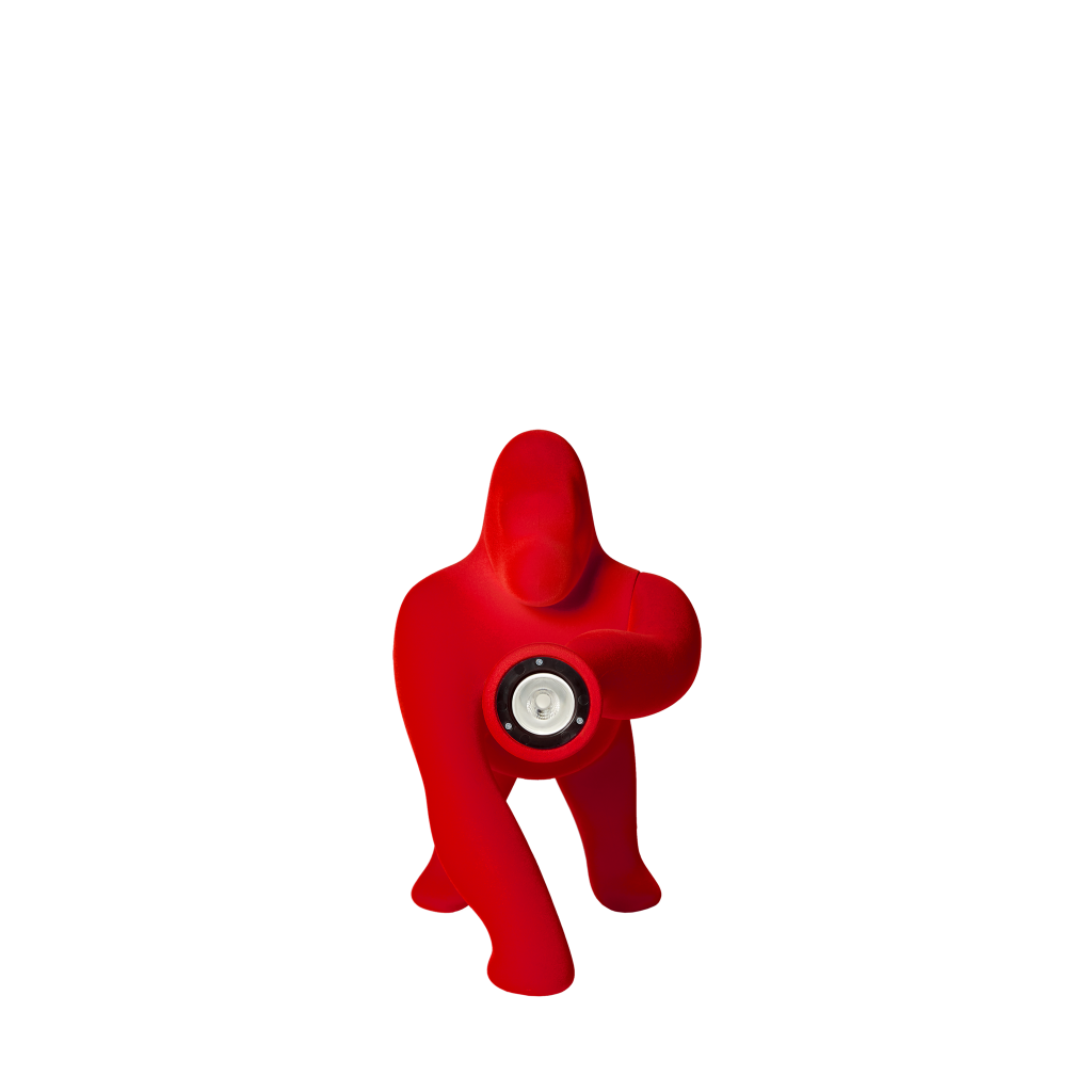 Kong XS Velvet Finish Light Blue design Stefano Giovannoni