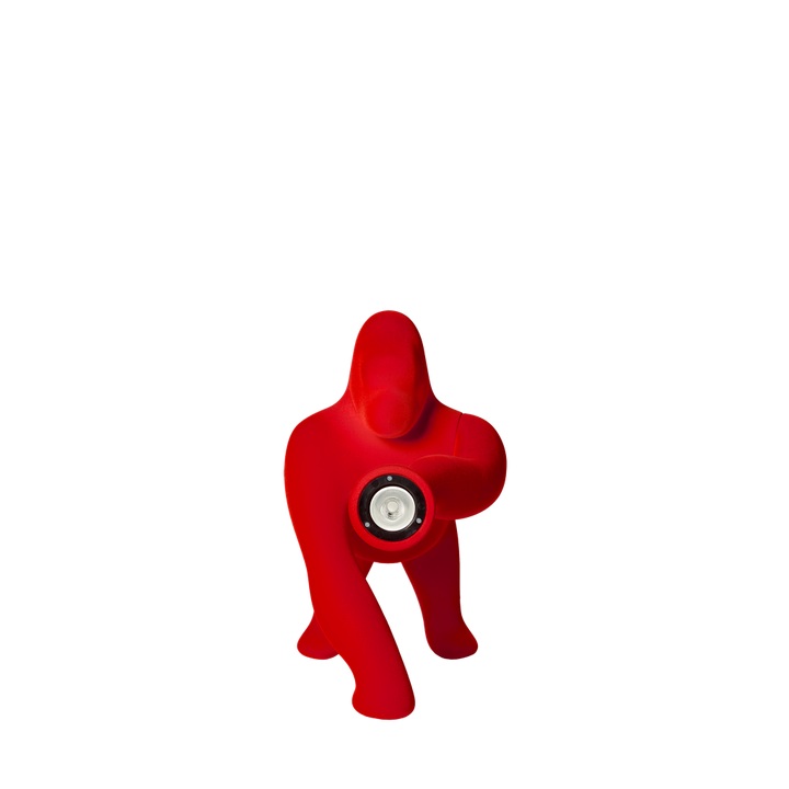 Kong XS Velvet Finish Light Blue design Stefano Giovannoni