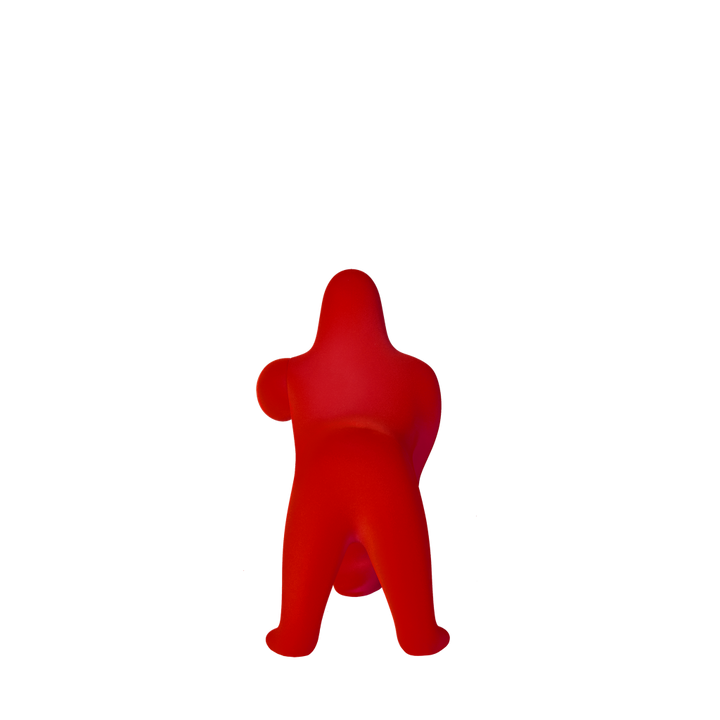 Kong XS Velvet Finish Light Blue design Stefano Giovannoni