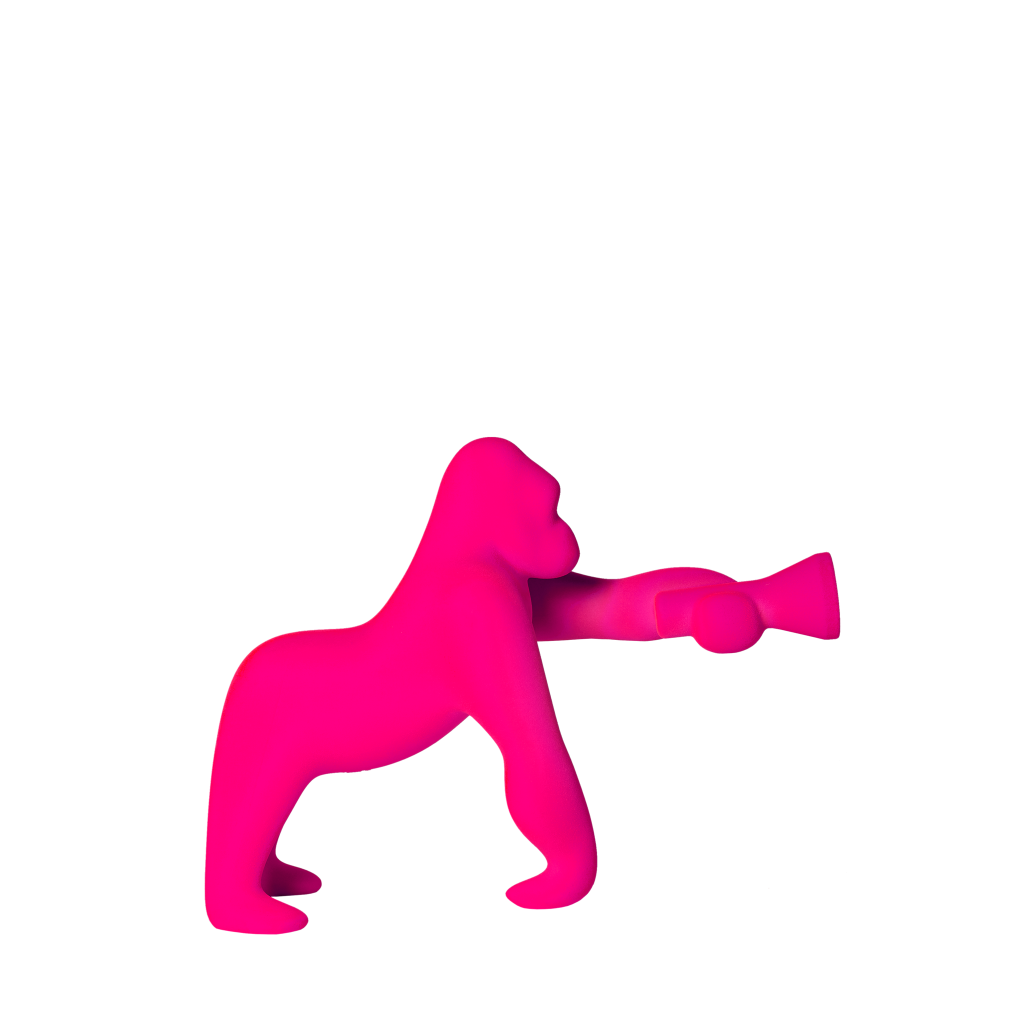 Kong XS Velvet Finish Light Blue design Stefano Giovannoni