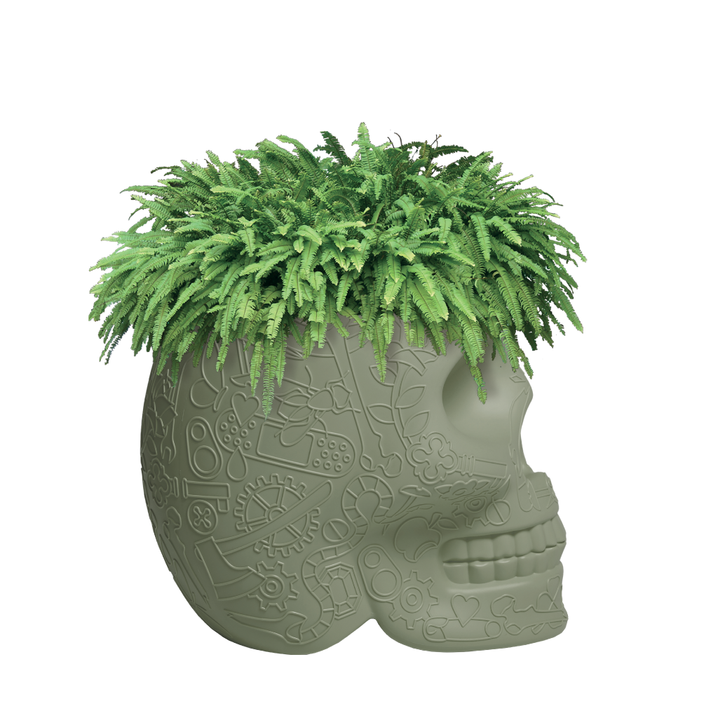 Mexico Planter and Champagne Cooler Ivory design Studio Job