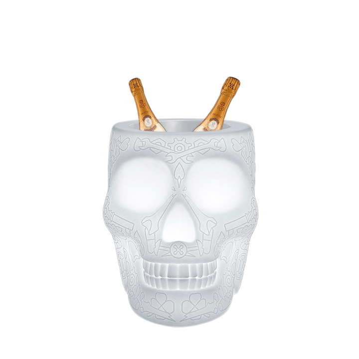 Mexico Planter and Champagne Cooler Lamp with Rechargeable Led Translucent design Studio Job