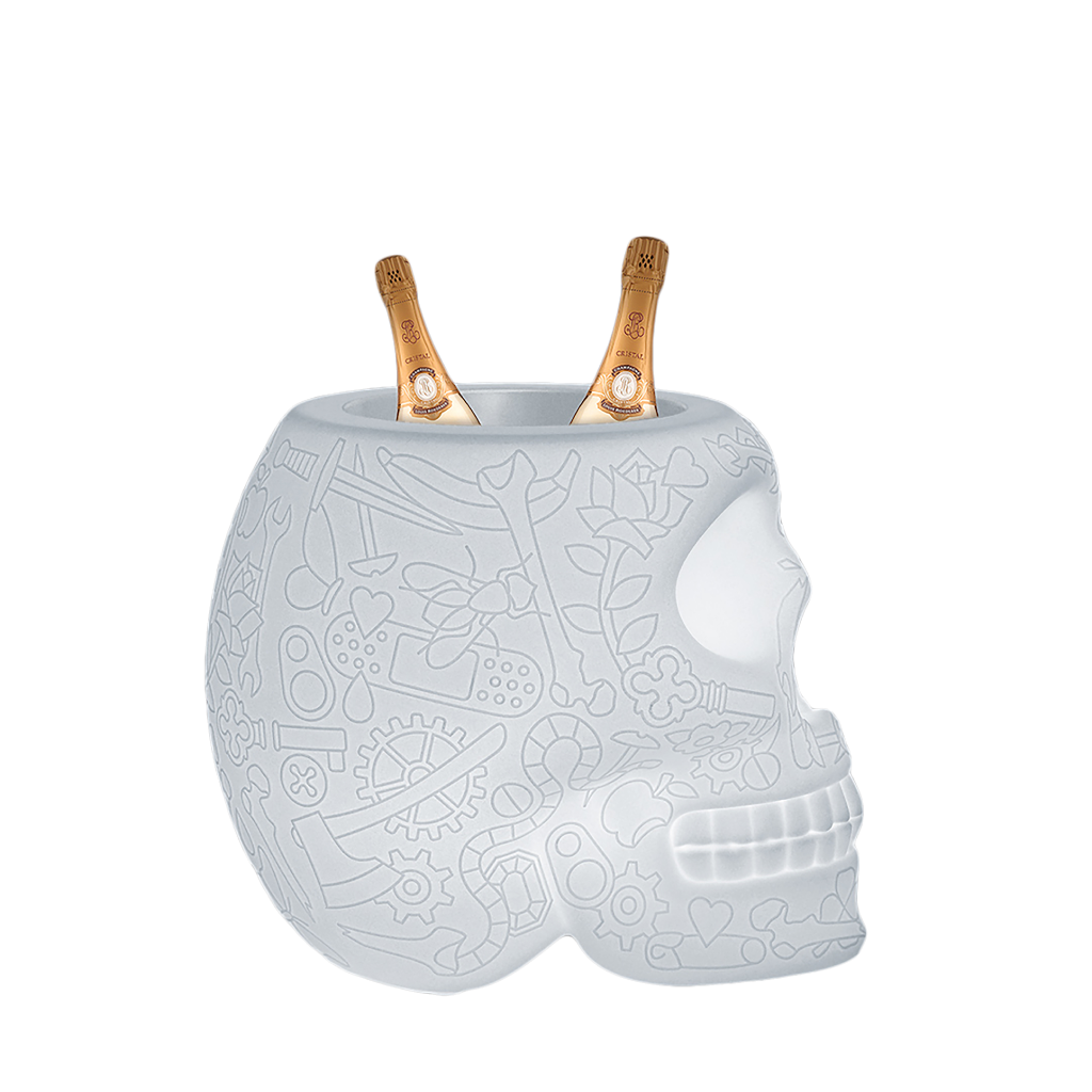 Mexico Planter and Champagne Cooler Lamp with Rechargeable Led Translucent design Studio Job