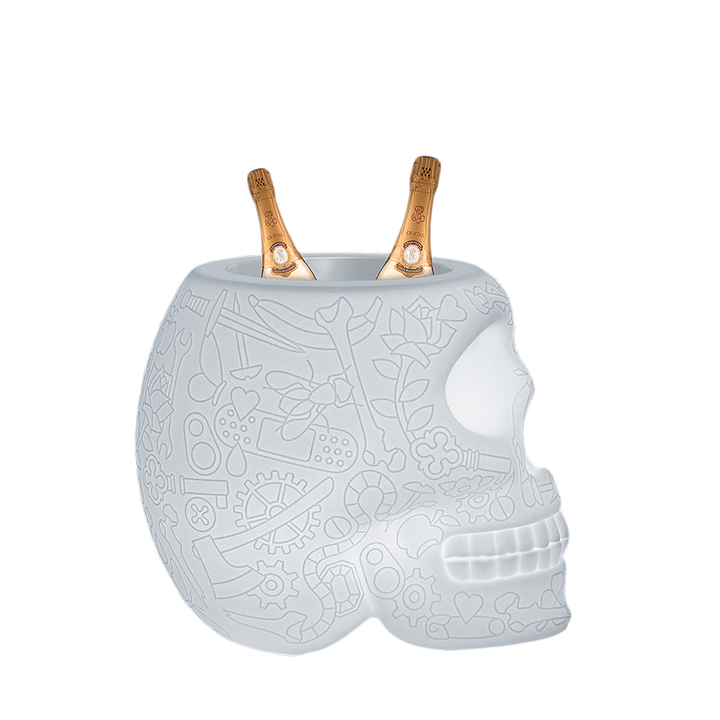 Mexico Planter and Champagne Cooler Lamp with Rechargeable Led Translucent design Studio Job