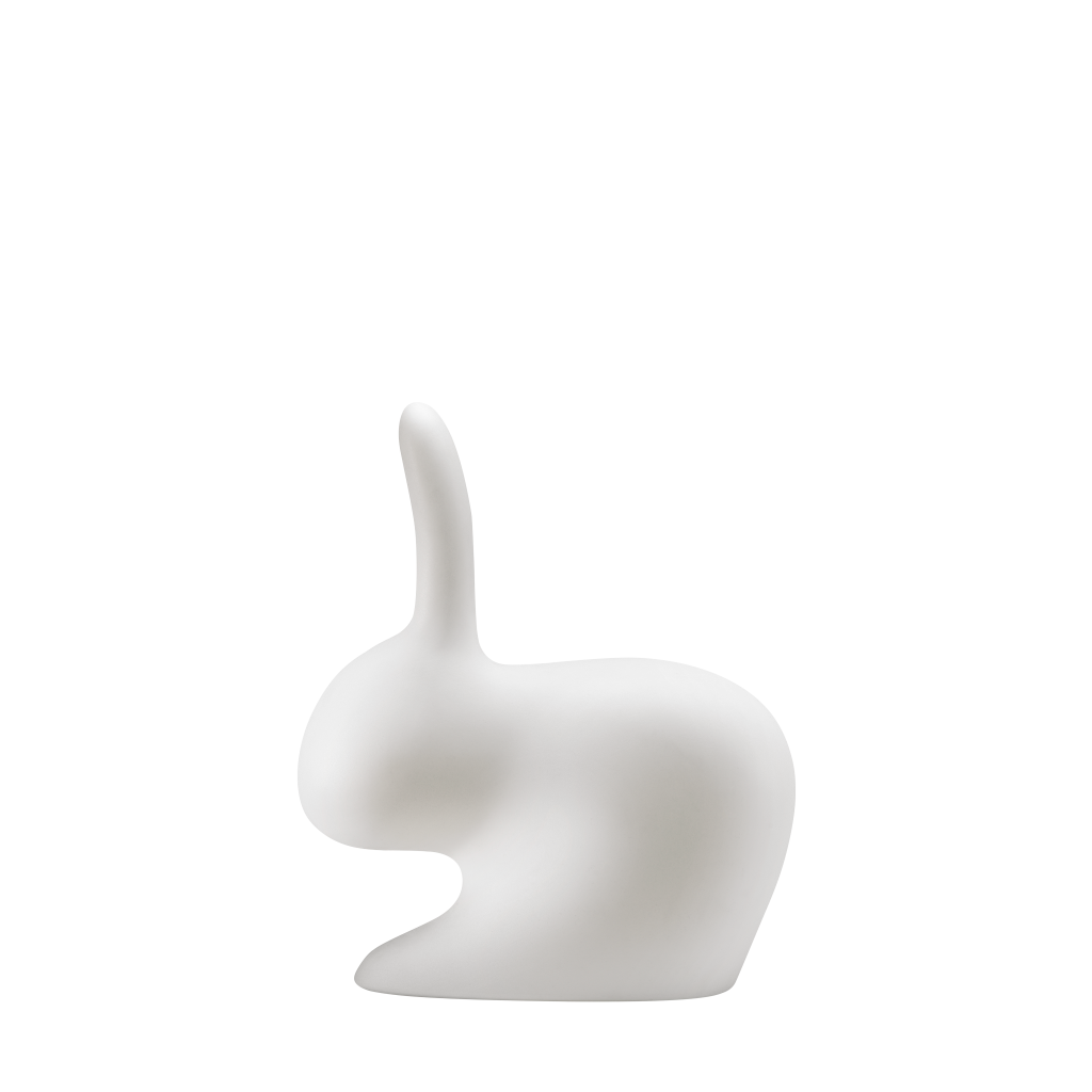 Rabbit Small Lamp with Rechargeable Led Translucent design Stefano Giovannoni
