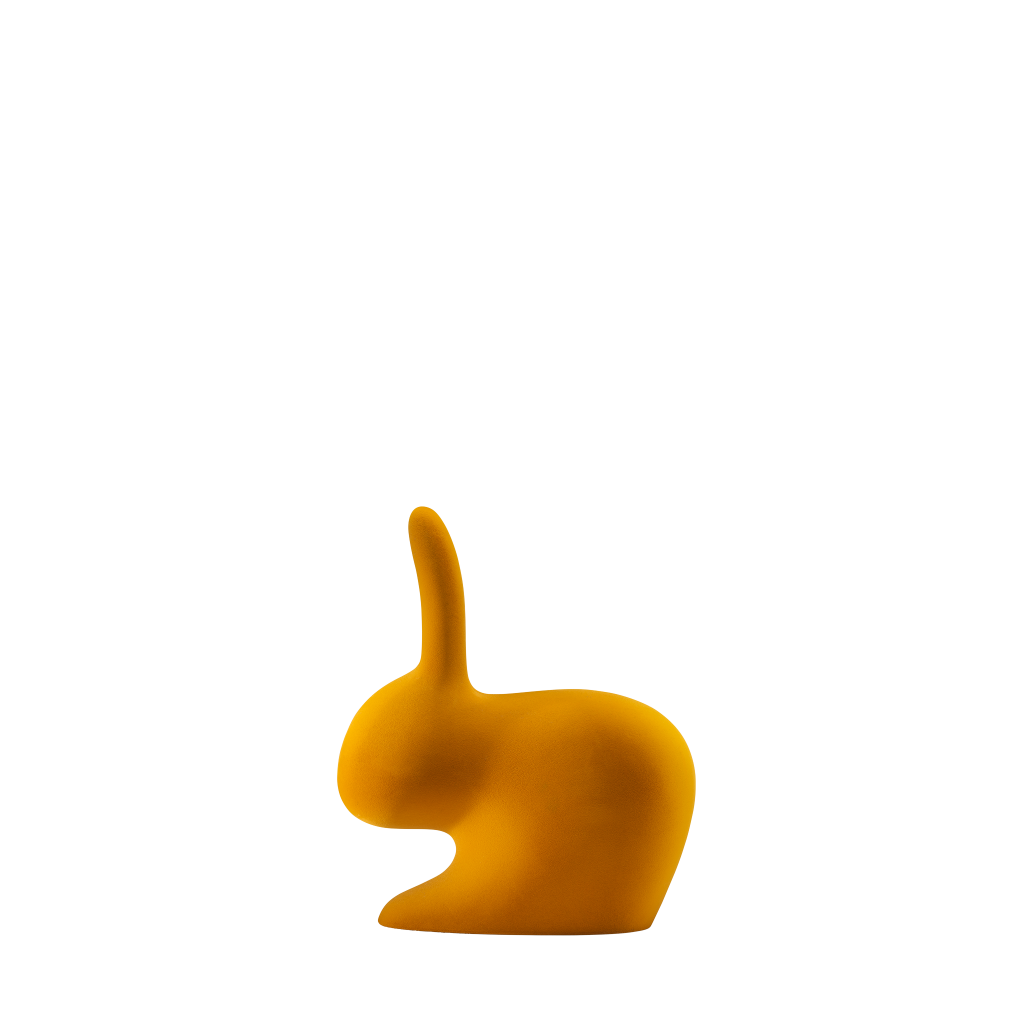 Rabbit XS Bookend Velvet Finish