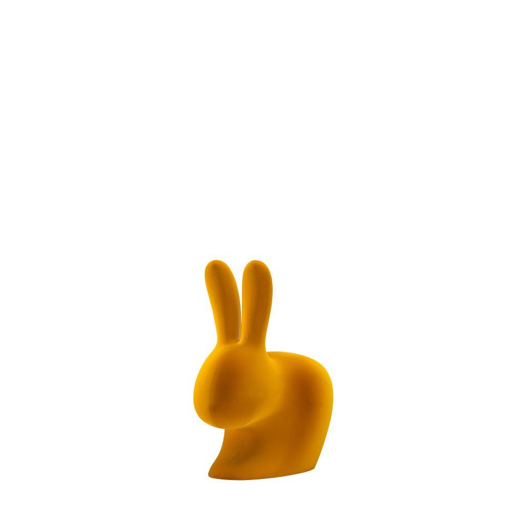 Rabbit XS Bookend Velvet Finish
