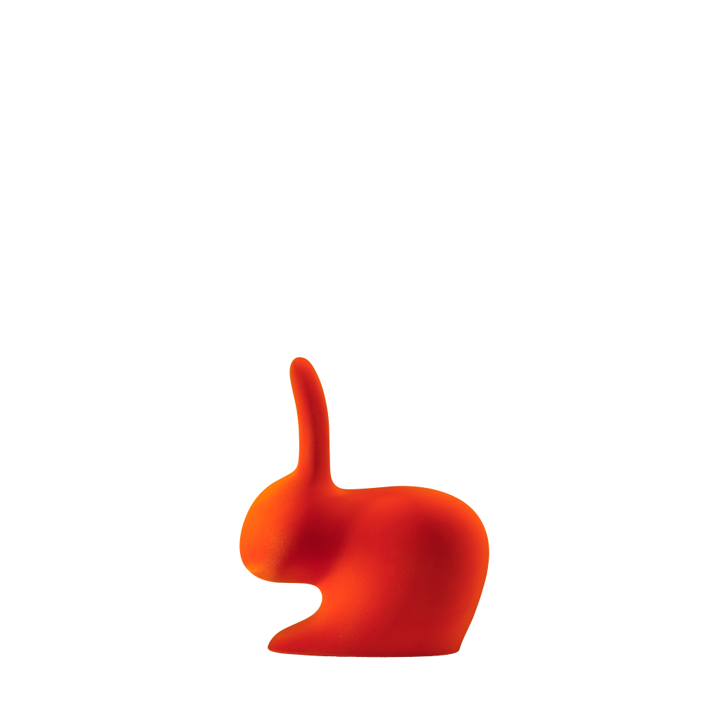 Rabbit XS Bookend Velvet Finish