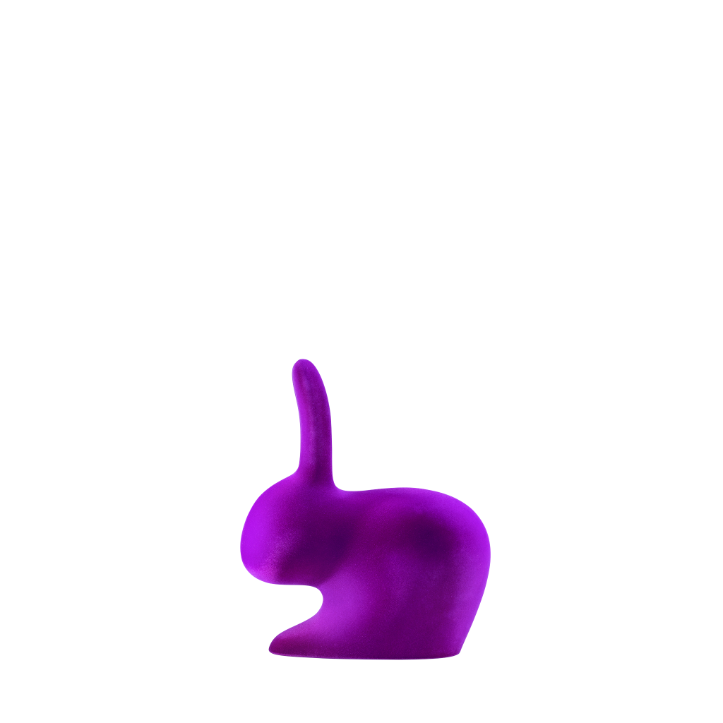 Rabbit XS Bookend Velvet Finish