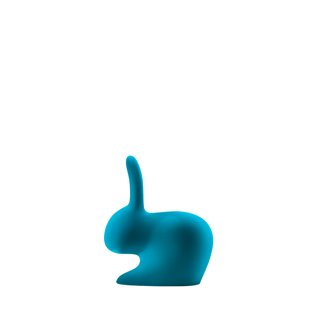 Rabbit XS Bookend Velvet Finish