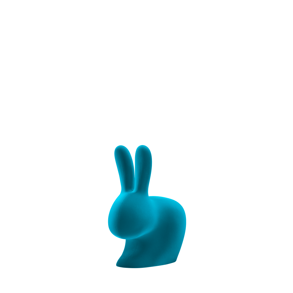 Rabbit XS Bookend Velvet Finish