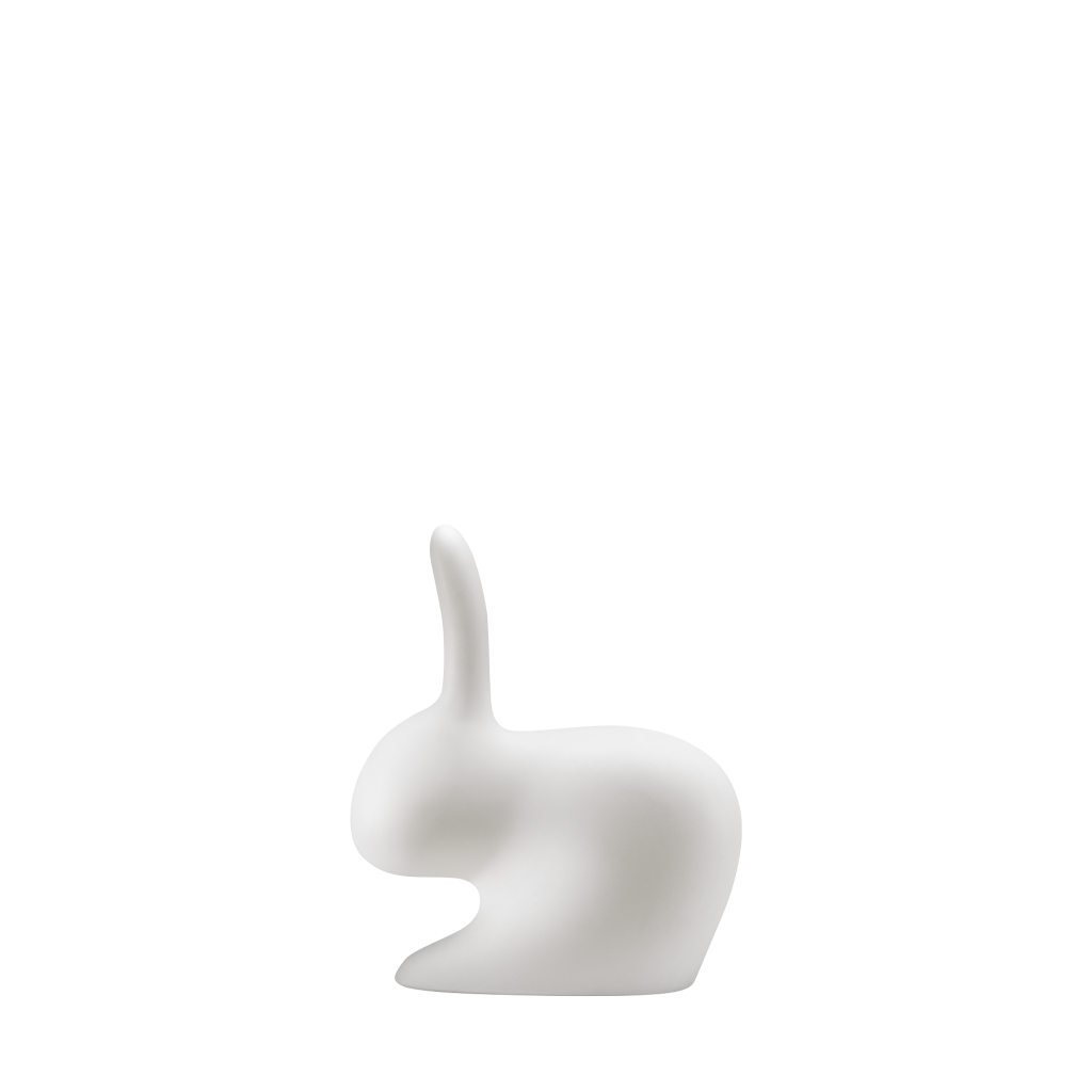 Rabbit XS Lamp with Rechargeable Led Translucent design Stefano Giovannoni