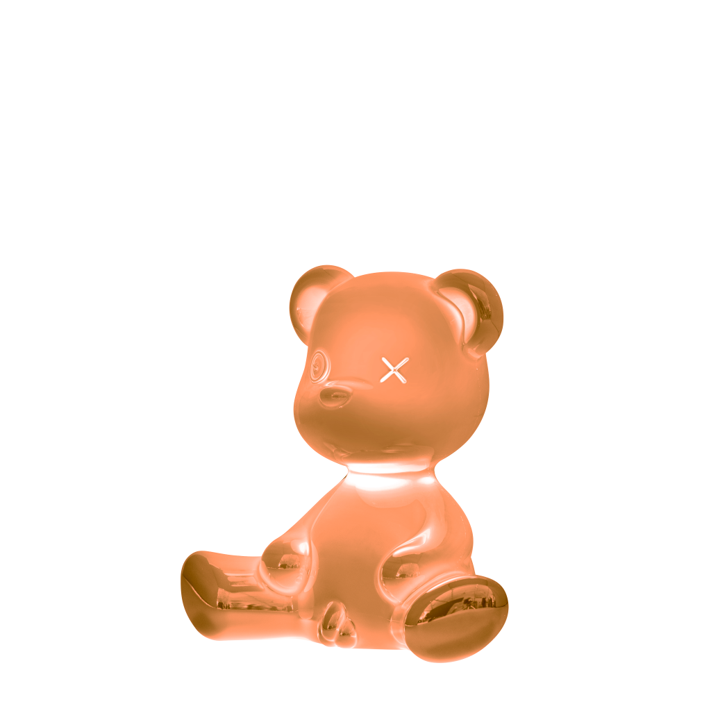 Teddy Boy Lamp Metal Finish with Cable Copper design Stefano Giovannoni