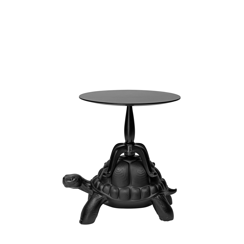 Turtle Carry Coffee Table Black design Marcantonio