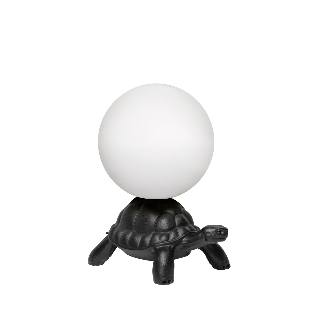 Turtle Carry Lamp Black design Marcantonio