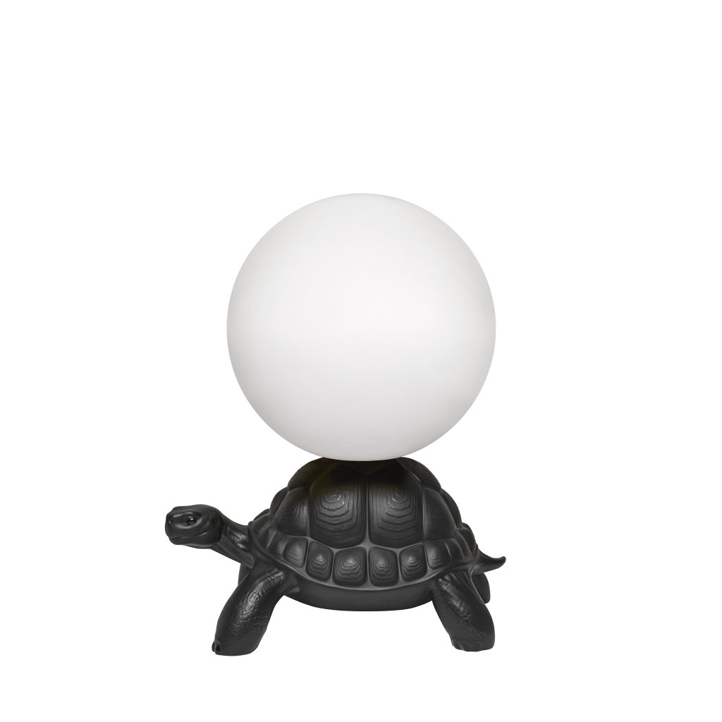 Turtle Carry Lamp Black design Marcantonio