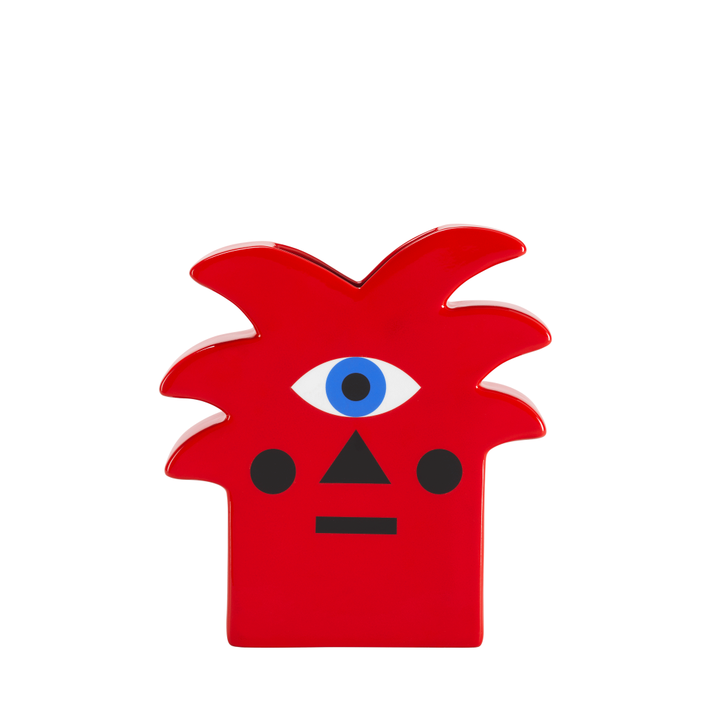 Vase Oggian Red Palm  design Marco Oggian