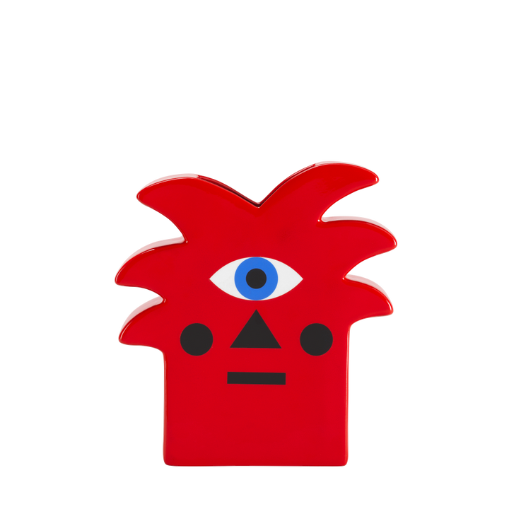 Vase Oggian Red Palm  design Marco Oggian