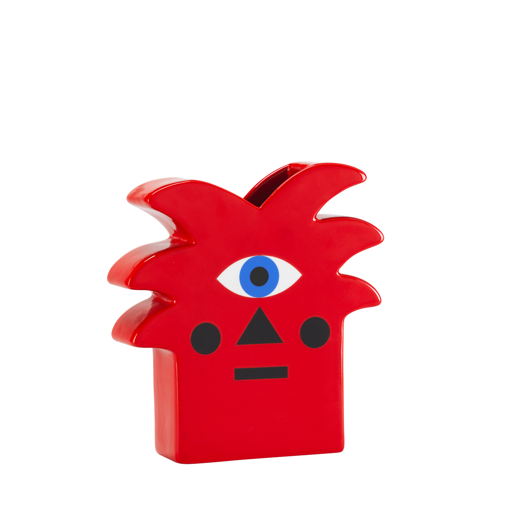 Vase Oggian Red Palm  design Marco Oggian