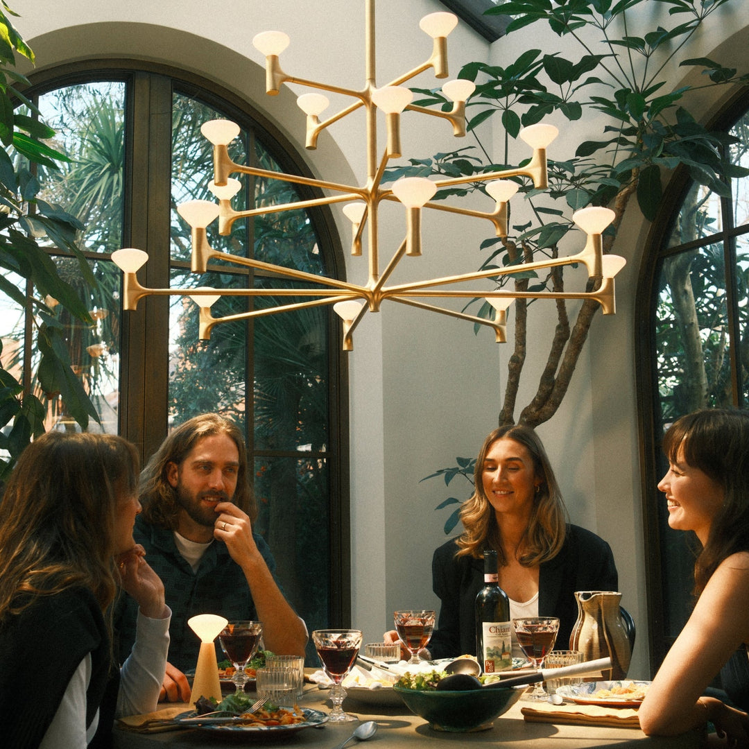 Root Three-Tier Chandelier