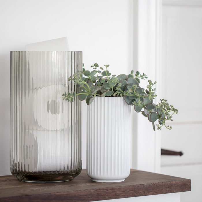 Lyngby Porcelæn Vase, White