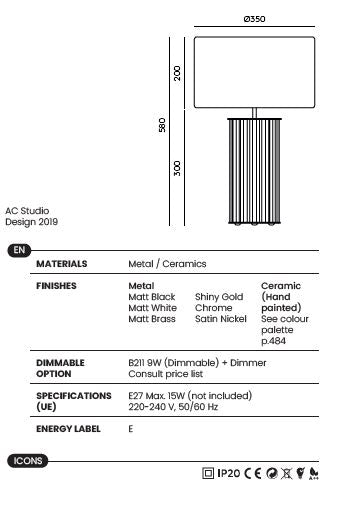 Sonica Table Lamp