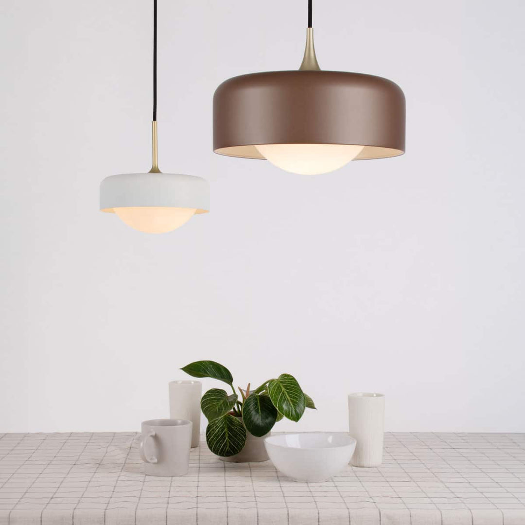 Pensee L Pendant by Seed Design, styled in a room setting, view 2